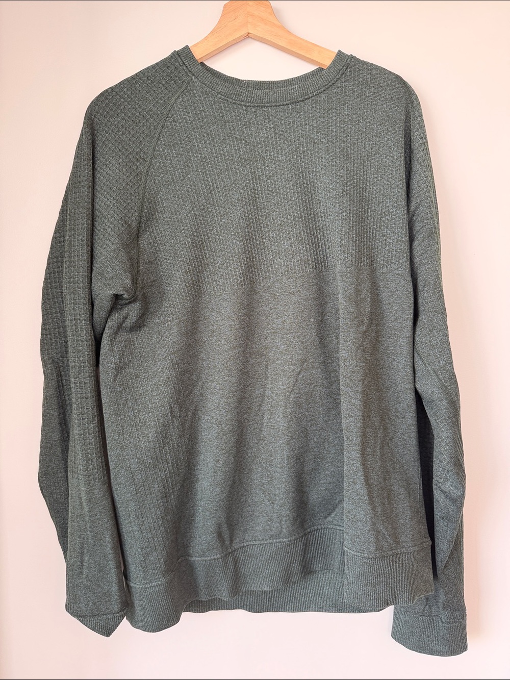 Lululemon Men's Crewneck Knit Sweater in Grey